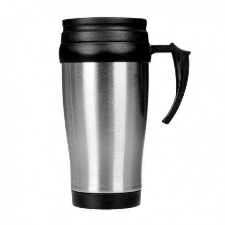 Caneca de inox e plásticos 400ml - Ref. 3889
